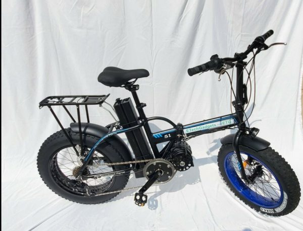 eBeast™ Turbo 20” folding fat tire ebike mid motor 48V 3000W 21Ah Black